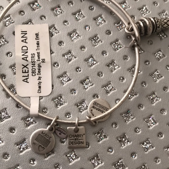 Alex+Ani RARE SWEET TREATS Beaded Bangle Bracelet NWT - Picture 6 of 6